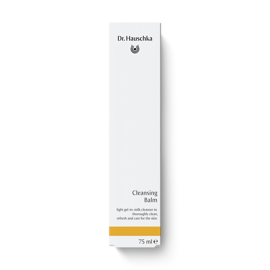 Dr. Hauschka Cleansing Balm – facial cleanser with a refreshing gel-to-milk texture Dr. Hauschka Cleansing Balm – a gentle yet effective cleanser