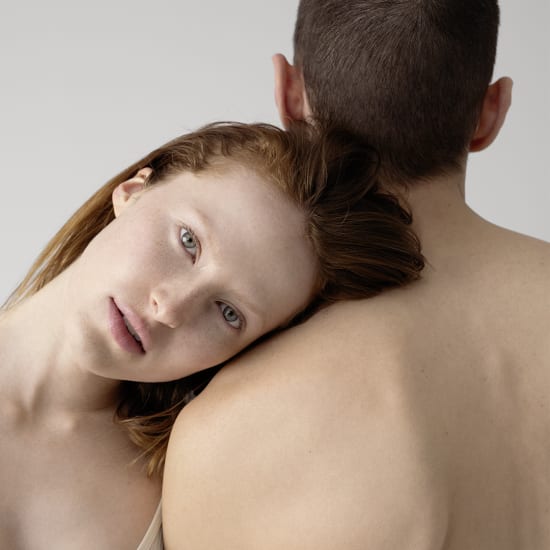 Atmosphärisches Bild mit zwei Menschen