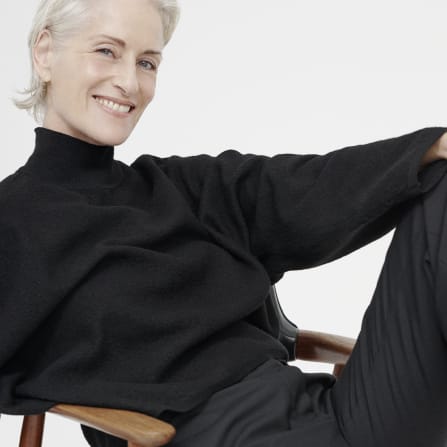 Langarm, Fleece, Erwachsener, Person, Frau