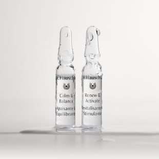 Calm & Balance und Renew & Activate Ampullen von Dr. Hauschka Naturkosmetik