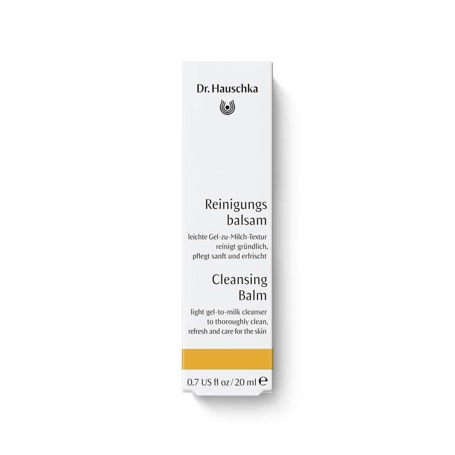 Dr. Hauschka Cleansing Balm – facial cleanser with a refreshing gel-to-milk texture Dr. Hauschka Cleansing Balm – a gentle yet effective cleanser