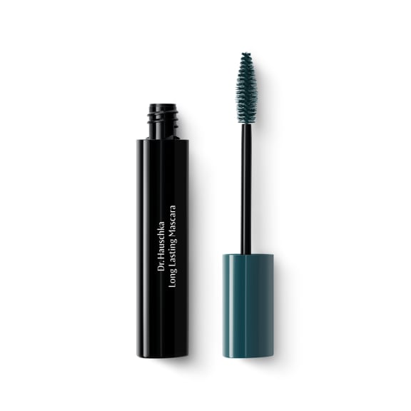 Long Lasting Mascara von Dr. Hauschka Naturkosmetik, schwarze Hülse, petrolfarbene Bürste