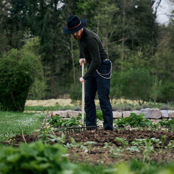 Medicinal herb garden & soil health