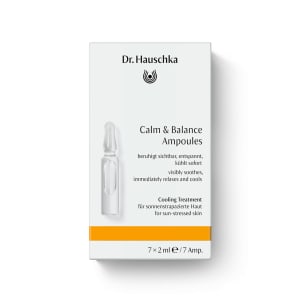 Calm & Balance Ampoules von Dr. Hauschka Naturkosmetik, kühlende Ampullenbox