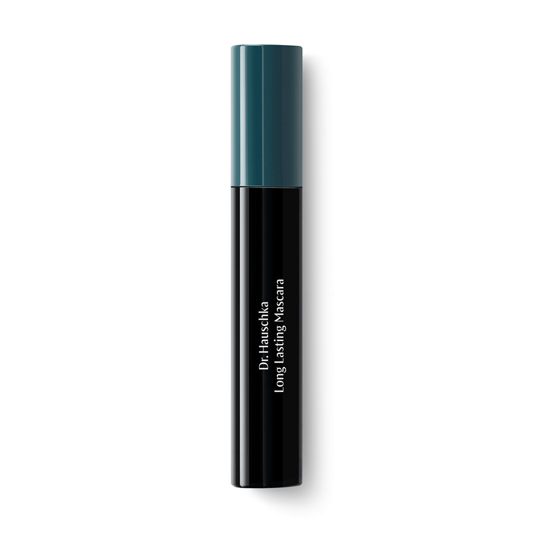 Long Lasting Mascara, schwarze Hülse und petrolfarbener Deckel von Dr. Hauschka Naturkosmetik