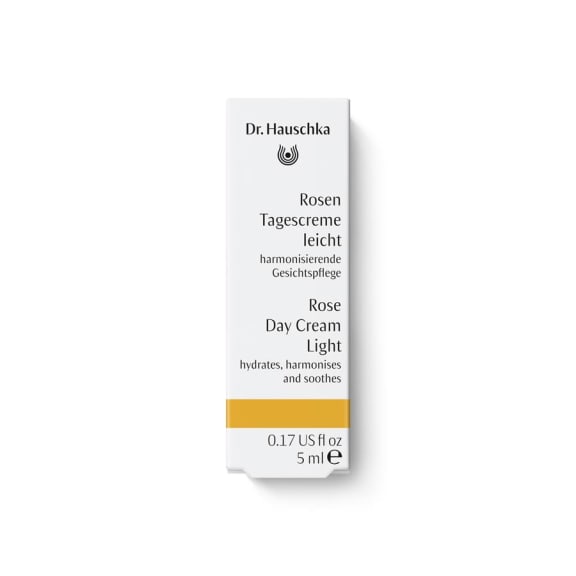 Dr. Hauschka Rosen Tagescreme leicht Probierpackung 5 ml Rosencreme Gesichtscreme