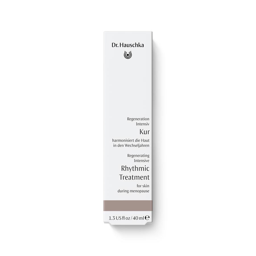 Specialised care for skin during menopause: Dr. Hauschka Regenerating Intensive Rhythmic Treatment Dr. Hauschka Regenerating Intensive Rhythmic Treatment