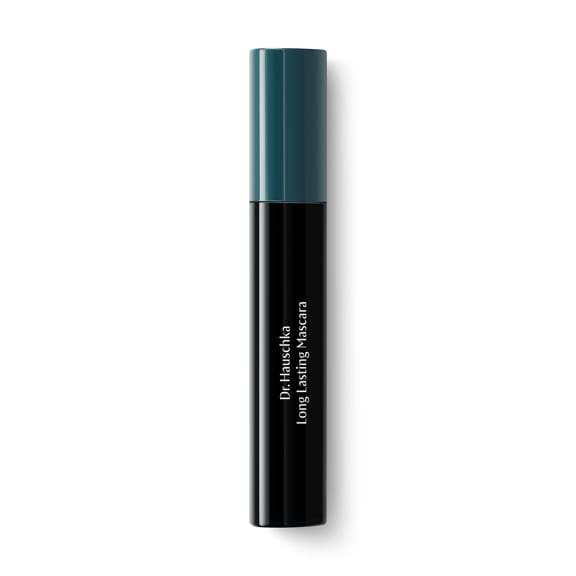 Long Lasting Mascara von Dr. Hauschka Naturkosmetik, schwarze Hülse, petrolfarbene Bürste