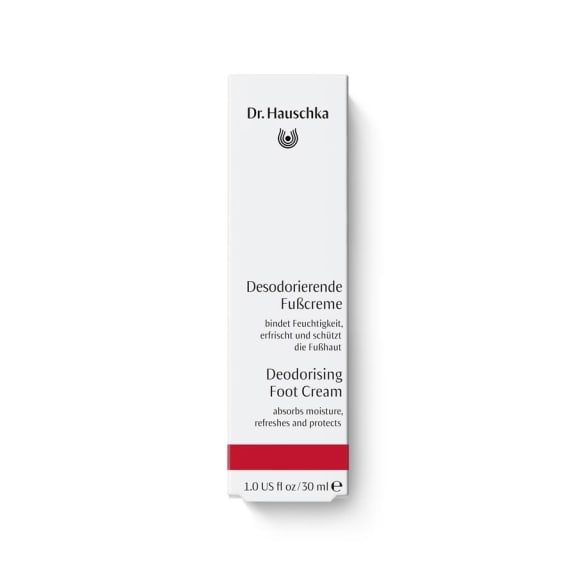 Dr. Hauschka Desodorierende Fußcreme - Fußdeo Creme gegen Schweißfüße, ohne Aluminiumsalz