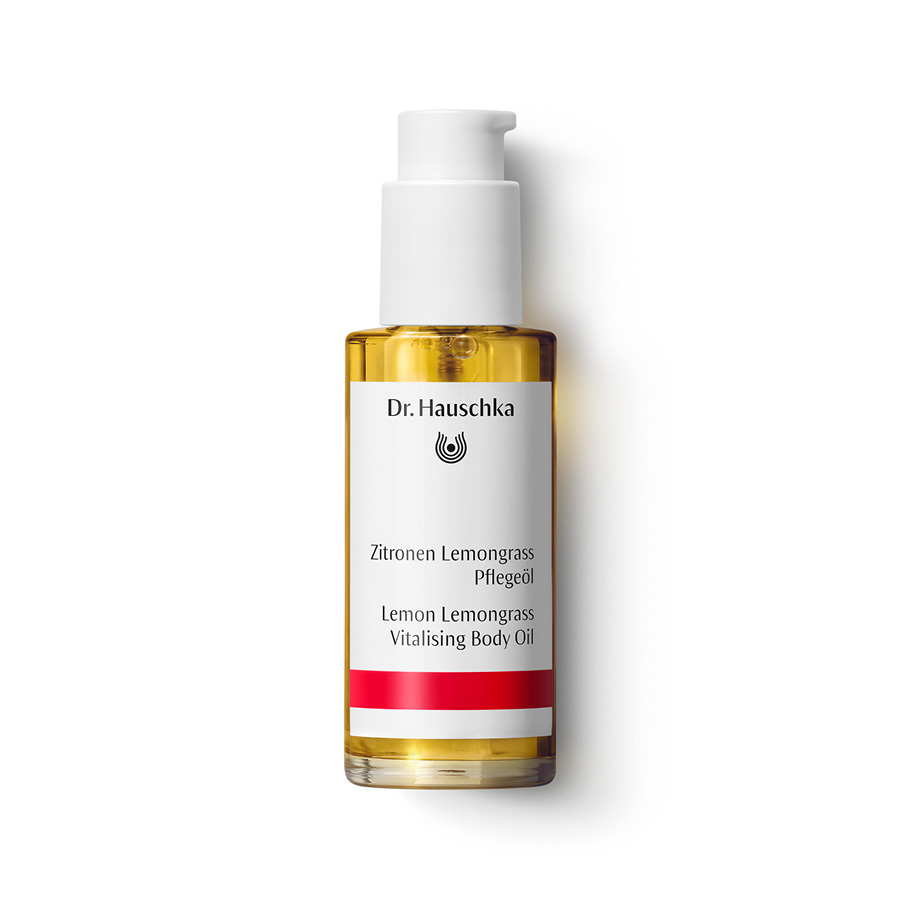 Dr. Hauschka Lemon Lemongrass Vitalising Body Oil: activates & firms even cellulite-affected areas Flasche, Kosmetik, Parfüm