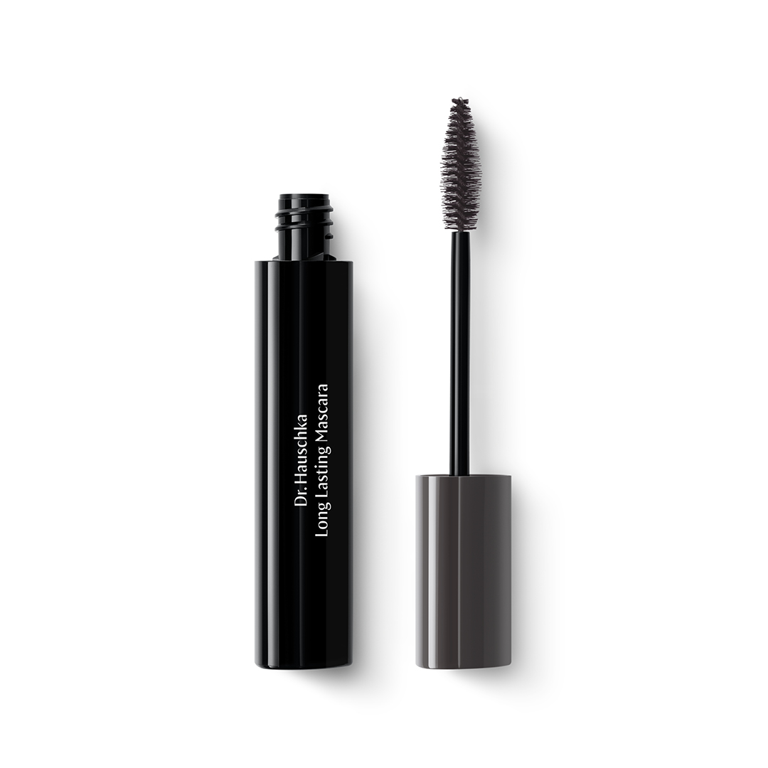 Long Lasting Mascara von Dr. Hauschka Naturkosmetik, schwarze Tube mit Bürste