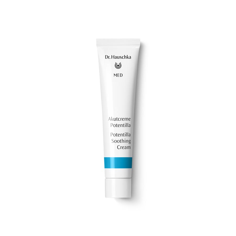 Dr. Hauschka Potentilla Soothing Cream: soothes areas of red, itchy skin, also in the case of atopic dermatitis Atopic dermatitis skin care: Dr. Hauschka MED Potentilla Soothing Cream