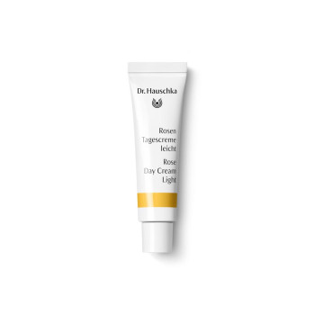 Dr. Hauschka Rose Day Cream Light 5 ml sample size: hydrates, harmonises and soothes